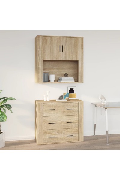 Concept Dulap de perete, stejar sonoma, 80x33x80 cm, lemn prelucrat