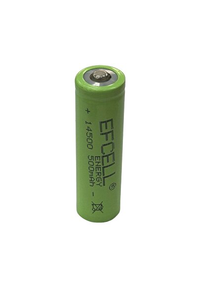 Efcell EF-14537B 14500 3.2V 500mAh LiFePO4 Şarj Edilebilir Pil
