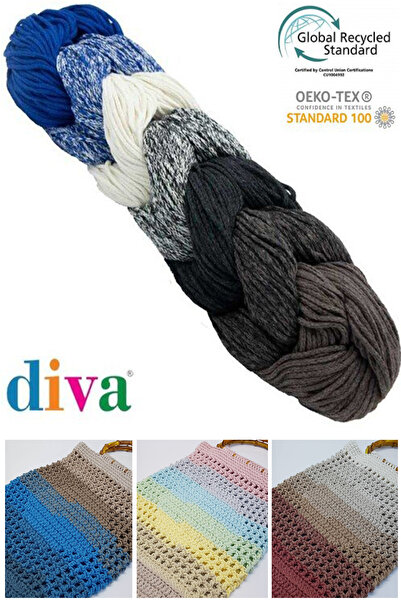 Diva İplik Puzzle Diva Cotton Macrame 018