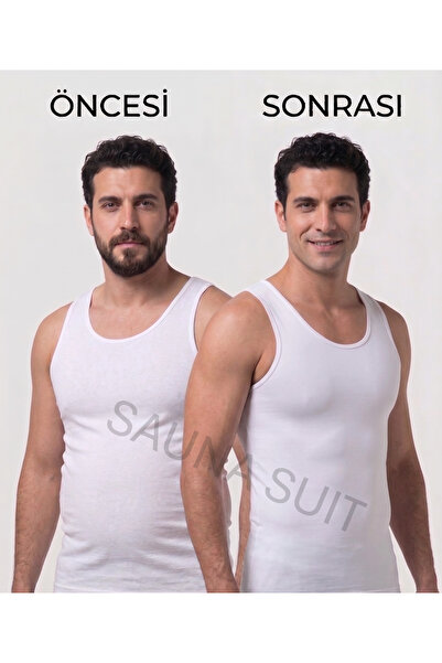 SAUNA SUIT Efsa Trend New White Color Incelten Toscana Regional Firming Shape...