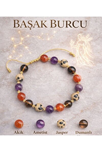 Home Natural Stone Virgo Zodiac Bracelet
