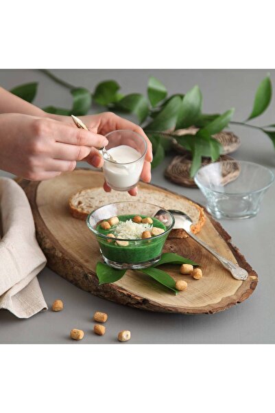 LAV Truva Glass Soup Bowl Set of 6 Small Size 310 ml (Salad/Dessert/Breakfast...