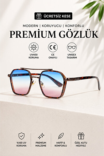 WATCHOFROYAL نظارات شمسية رويال آي وير Re0039 بلون أزرق متدرج