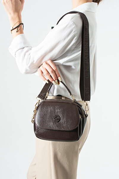 By Hakan Tn-101 Women's Shoulder Bag Handbag Crossbody Bag Brown