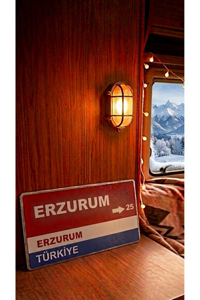 Home Tablo " Erzurum 25 Memleket tablo 15x30 cm"