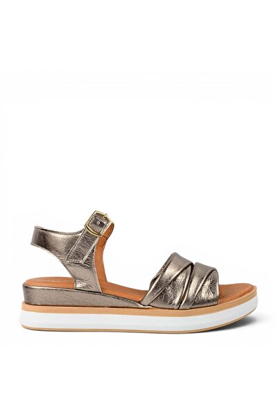 Anna Viotti Sandale casual, femei, ANNA VIOTTI, D58-2519 bronz, piele 39