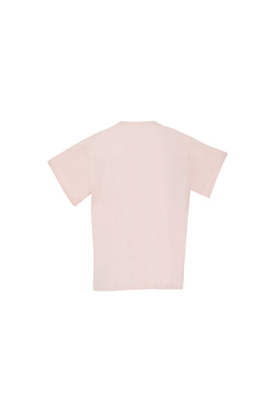 GIZIA SPORT Yıldız Pleksi Detaylı Dik Yaka Kısa Kol T-shirt