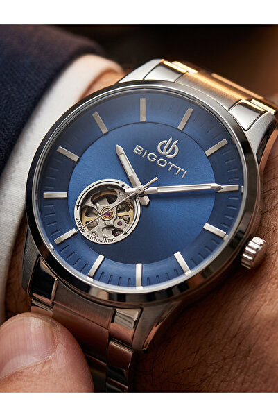 Bigotti Raffinato Silver Stainless Steel Watch for Men BG.1.10685-3