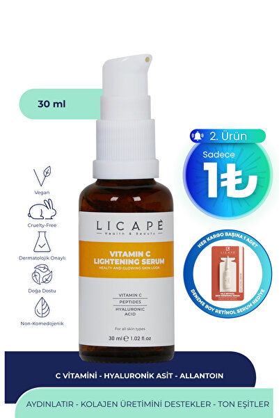 Licape C Vitaminli Aydınlatıcı Serum 30 ml