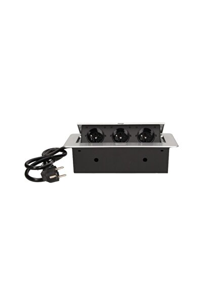 Orno Πρίζα Schuko OR-AE-1337/G(GS), εντοιχισμένη, 230V, 2500W, καλώδιο 1,5 m,...