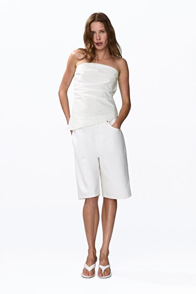 H&M Asimetrik Bandeau Üst