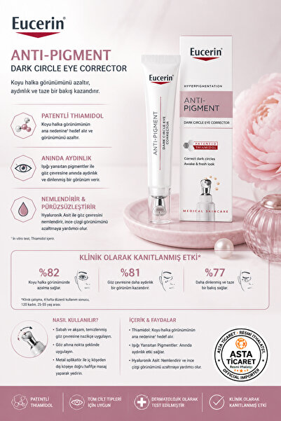 Eucerin 15 Ml Anti-pigment Brightening Eye Cream