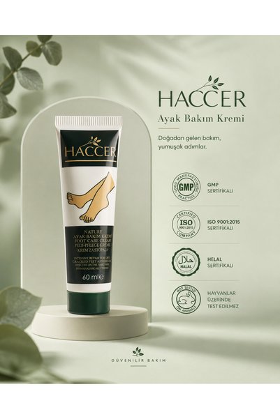 Haccer Natural Foot Moisturizing Crack Care Cream 60 ml