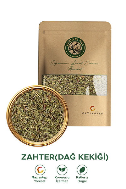 gaziantepli bereket ana baklava & yöresel ZAHTER (DAĞ KEKİĞİ 100GR)