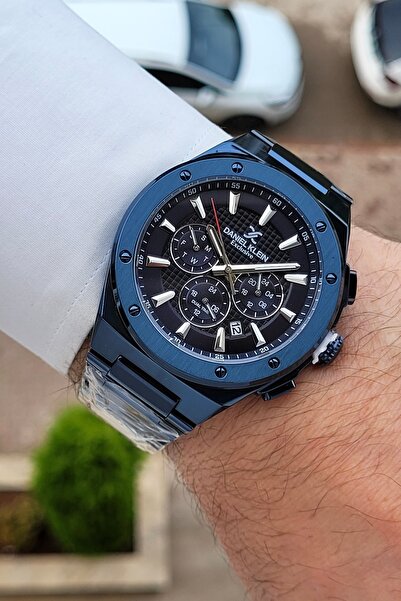 Daniel Klein Lacivert Renk 44,5 Mm 24 Ay Garantili Göstergeleri Aktif Erkek K...