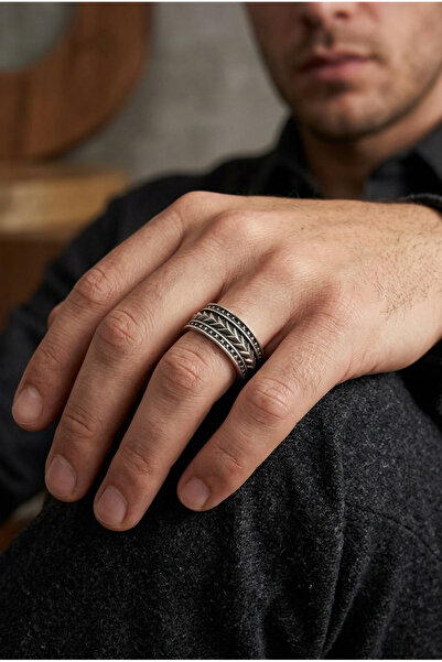 Begondio Special Design Masculine Adjustable Men's Ring