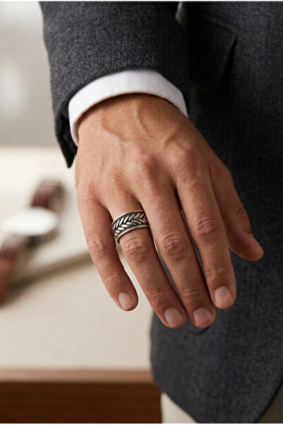 Begondio Special Design Masculine Adjustable Men's Ring