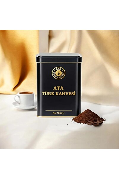 ATA TÜRKKAHVESİ Kurumsal Hediyelik - Ata Türk Kahvesi 125 gr Metal Kutu