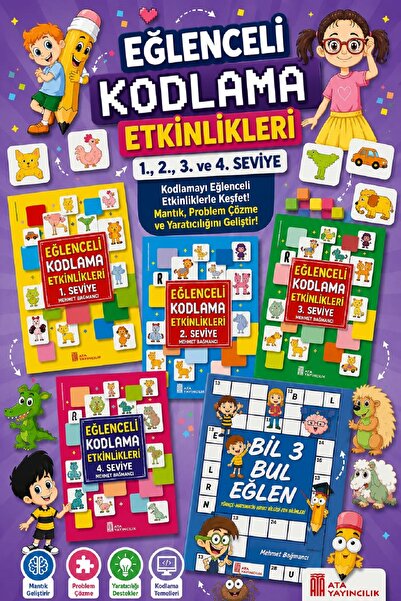 Ata Yayıncılık 3.Sınıf Eğlenceli Bil Bul ve Kodlama Seti