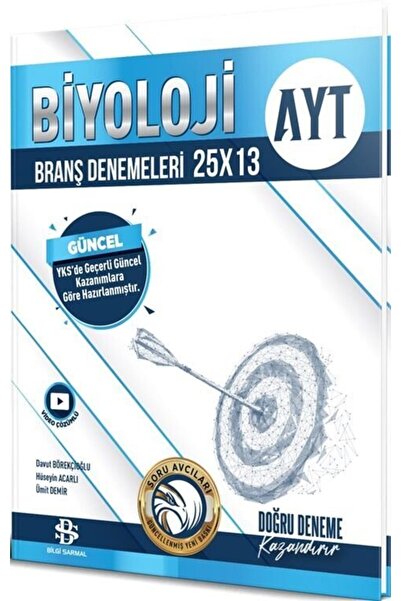 Anla Kazan Yayınları BilgiSarmal 2026 AYT Biyoloji 25 x 13 Branş Denemeleri