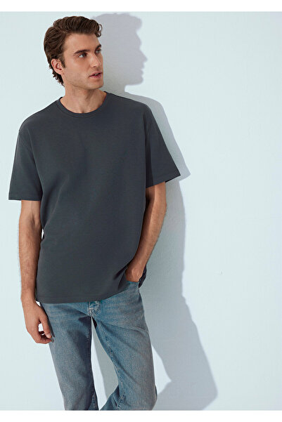 Mavi Tricou negru verde basic Loose Fit / Loose Confortabil croială 0612731-7...