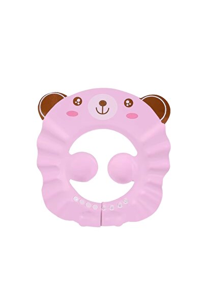 Teddy Bear Baby Adjustable Shower Hat Crown Ear Protector