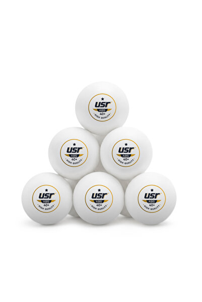 USR Starter 10 lu 1 Yıldız Masa Tenisi Topu Beyaz