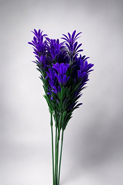 etxShop Plantă artificială Buchet de plante de susan pufos 5 ramuri Aranjamen...