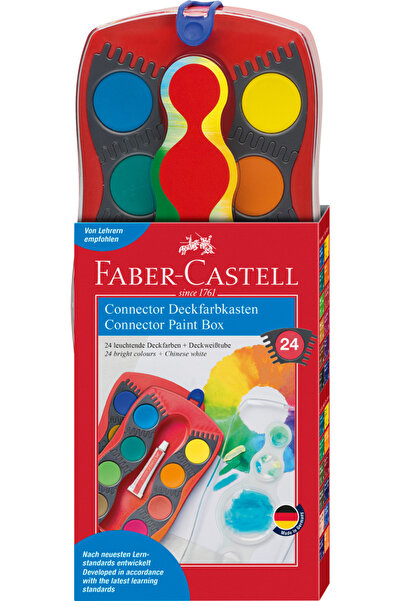 Faber Castell 24 acuarele roșii CONNECTOR FABER-CASTELL