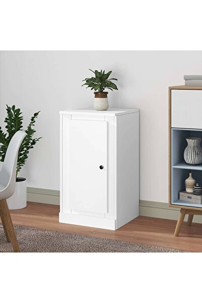 Concept Servantă, alb, 37,5x35,5x67,5 cm, lemn prelucrat