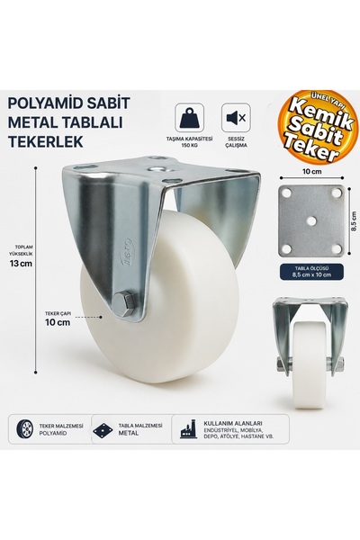 Genel Markalar Polyamid 100'lük Sabit Teker 626