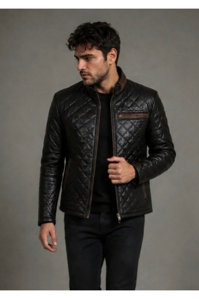Velmora Leather Hakiki Erkek Deri Ceket