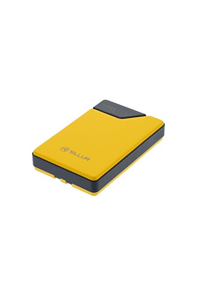 TELLUR Baterie externă de 10000mAh, Cabluri USB-C + Lightning integrate, QC3....