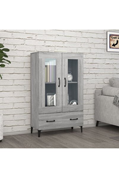 Concept Dulap înalt, sonoma gri, 70x31x115 cm, lemn prelucrat