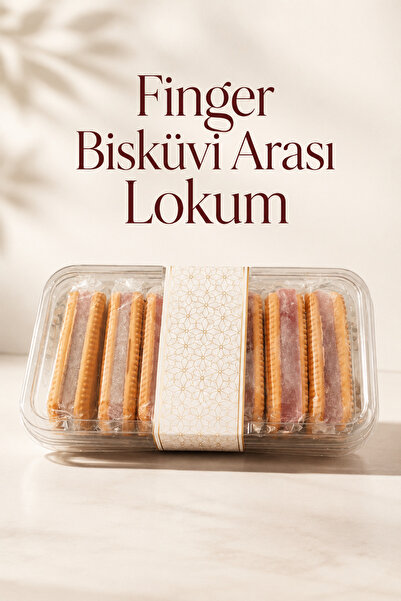 Şener BİSKÜVİ ARASI LOKUM FİNGER BİSKÜVİ ARASI LOKUM 250 GR