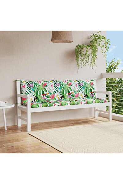 Concept Perne de bancă, 2 buc., multicolor, 180x50x7 cm, textil