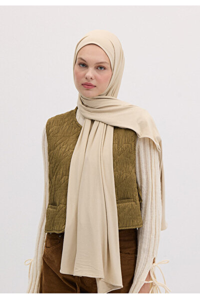 Freshscarfs Bambu Penye Şal Bej
