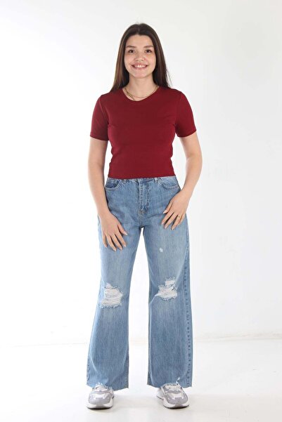 Mckanzie 25511 Tricou simplu cu nervuri scurte