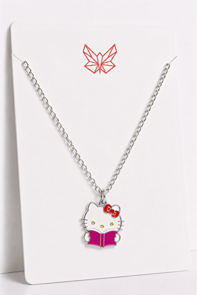 MakeWell Hello Kity Kuromi Figures Designed Chain Children's Necklaces