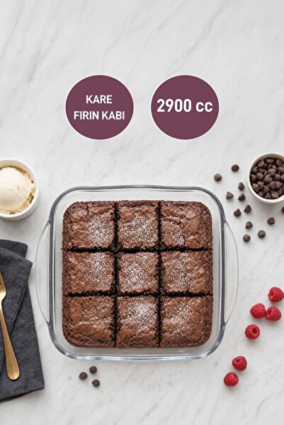 SELKA HOME Kare Fırın Kabı