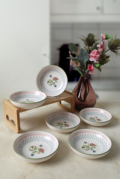 Keramika Rose Line Halka Çerezlik / Sosluk 13 Cm 6 Adet 22911