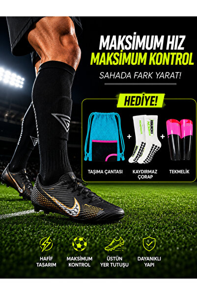 AİRBOOM Pro Krampon Seti+Tekmelik+Çanta+Çorap