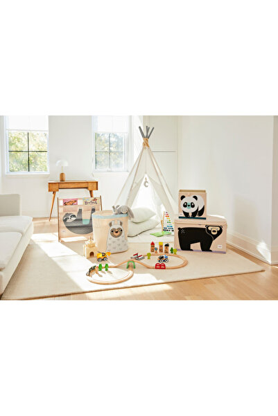 3 Sprouts Cutie de depozitare XXL 3 Sprouts, Hipopotam, pentru camera copiilor