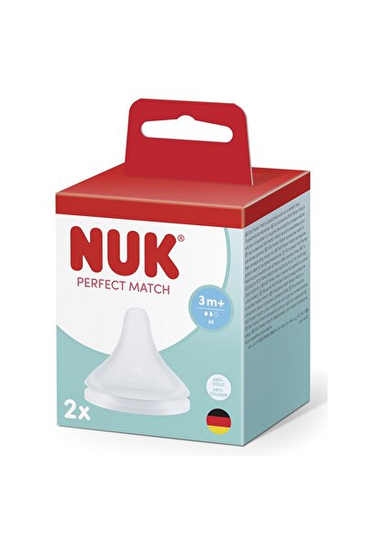 Nuk PM TETINA SILICON 3+ FLUX M 2BUC