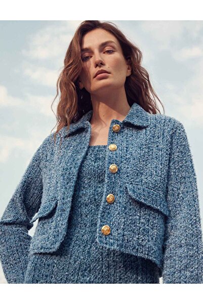 Marks & Spencer Pamuklu Denim Ceket