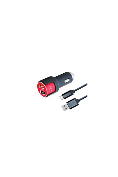 lemontti Set încărcător auto cu încărcare rapidă 3.1A, 2 porturi USB-A QC 3.0...
