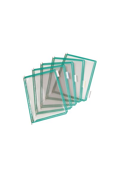 Tarifold Foaie A3 cu ramă metalică verde
