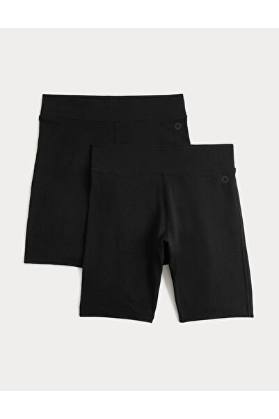 Marks & Spencer 2'li Regular Fit Biker Şort (2-16 Yaş)