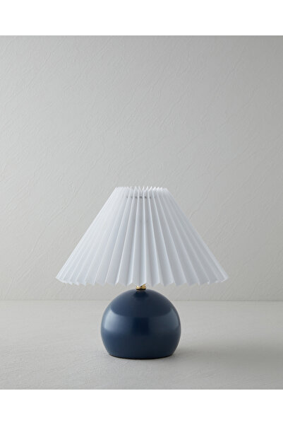 English Home Kalida Metal Lampshade 24 cm Navy Blue