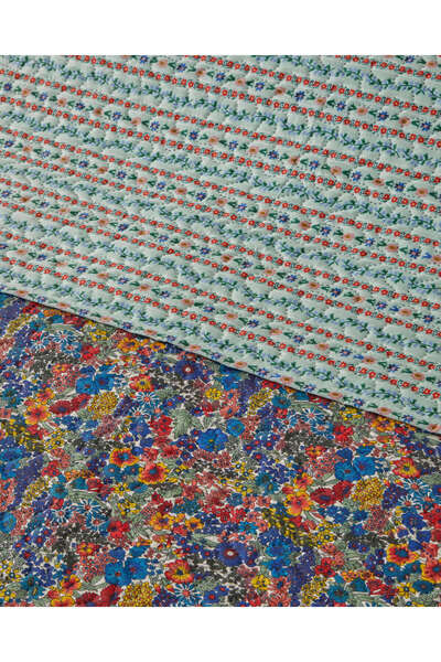 English Home Colorful Stripeway Çift Kişilik Çok Amaçlı Örtü 200x220 cm Kırmızı